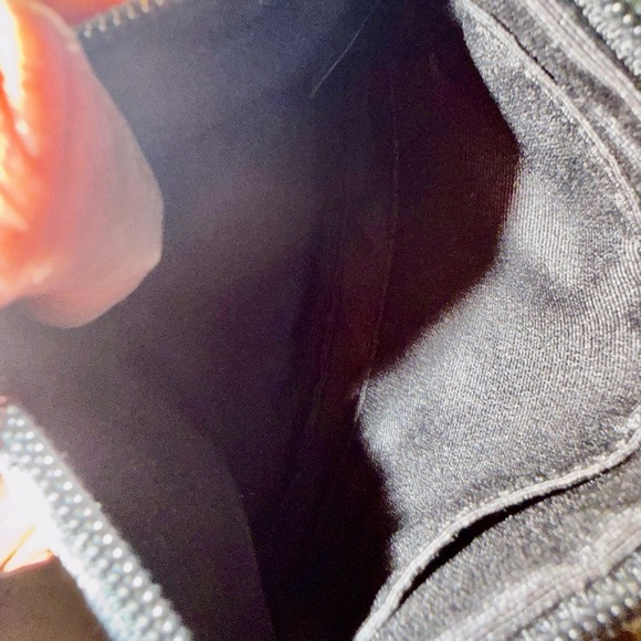 Coach Black and Metallic Silver Leopard Print Wristlet - Picture 8 of 9